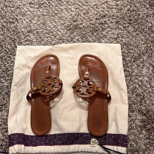 Tory Burch Tan Leather Sandals